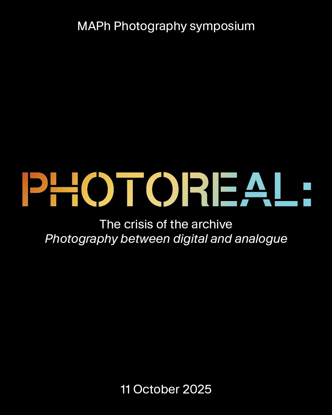 MAPh | PHOTOREAL: The crisis of the archive